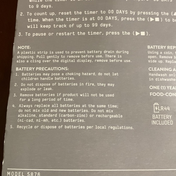 🆕 TAYLOR - EXPIRATION DATE TIMERS - Set of Two - Picture 6 of 10